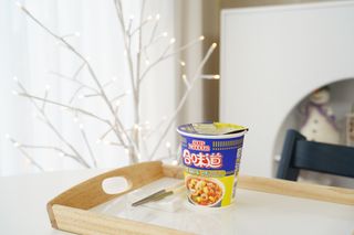 NISSIN 닛신 컵누들  4종 - 씨푸드오리지날, 씨푸드 스파이시, 씨푸드 커리, 씨푸드 XO소스 — 4.5점을 준 리뷰어가 2021년 12월 올린 사용 사진