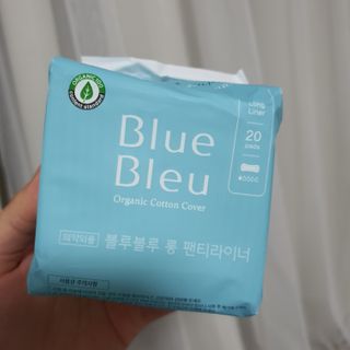 블루블루 유기농 순면 커버 생리대 — 5점을 준 리뷰어가 2021년 2월 올린 사용 사진