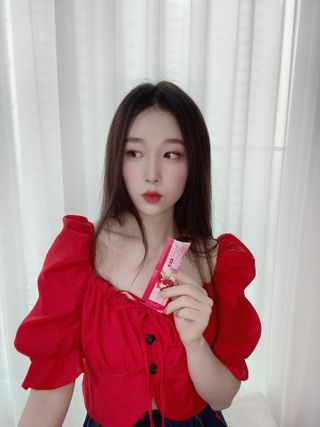 헬스업_쁘띠쁘띠석류콜라겐젤리_20g x 14포 — 4점을 준 리뷰어가 2021년 2월 올린 사용 사진