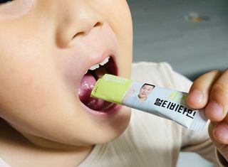 연세생활건강 키즈텐 멀티비타민 1BOX (30포) — 5점을 준 리뷰어가 2022년 5월 올린 사용 사진