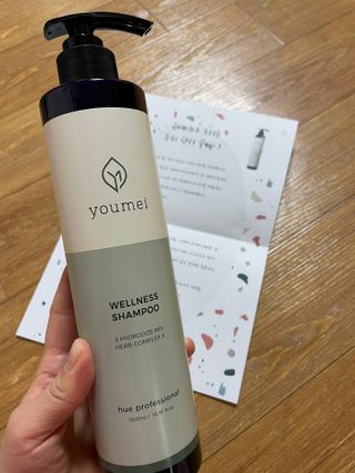 유메이 웰니스 샴푸 500ml — 5점을 준 리뷰어가 2022년 1월 올린 사용 사진