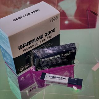 바른비타민 옵티엠에스엠2000 1박스 60포 관절 연골 복합건강기능식품 — 4점을 준 리뷰어가 2021년 6월 올린 사용 사진