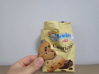 바릴라 몰리노비앙코 쿠키 3종_판디스텔라,쿠오리치니,바이오치 — 5점을 준 리뷰어가 2022년 1월 올린 사용 사진