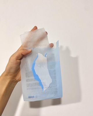 에이스노 레스큐 부스트 하이드레이션 시트마스크 — 4점을 준 리뷰어가 2021년 10월 올린 사용 사진