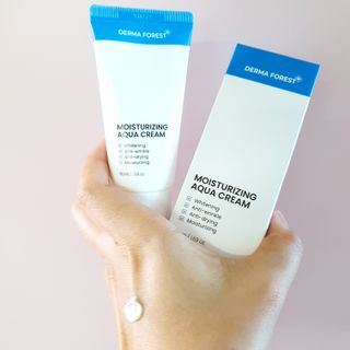더마포레스트 모이스처라이징 아쿠아크림 / 수분크림 히알루론산 펩타이드 보습 미백 주름개선 — 5점을 준 리뷰어가 2021년 7월 올린 사용 사진