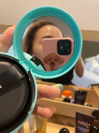 리즐리 씨슬릭 톤업 쿨링 쿠션 15g — 4점을 준 리뷰어가 2021년 7월 올린 사용 사진