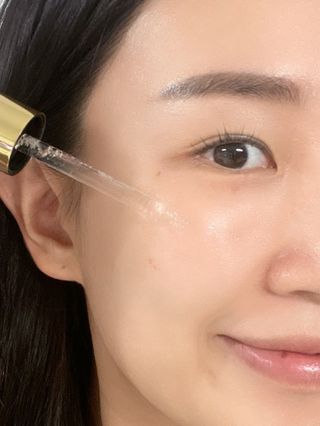 스킨큐어 산다화 비타민c 화이트닝 에센스 30ml — 5점을 준 리뷰어가 2023년 11월 올린 사용 사진