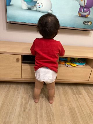쿠잉 에어드라이  풀커버 팬티기저귀 (L/XL/XXL/XXXL) 1팩 — 5점을 준 리뷰어가 2023년 1월 올린 사용 사진