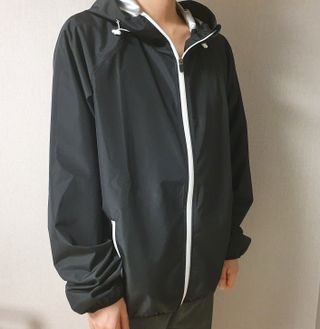 크노텐 후디집업자켓(다이어트땀복) — 5점을 준 리뷰어가 2022년 4월 올린 사용 사진