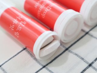 [슬림드랍 석류맛] 건기식 다이어트 보조제 겸 비타민 — 5점을 준 리뷰어가 2022년 1월 올린 사용 사진