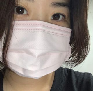 에어에이드 컬러 덴탈 마스크 — 5점을 준 리뷰어가 2021년 8월 올린 사용 사진