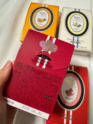 [몽베스트] 위드더 블랜딩 하우스 콤부차 _ 버라이어티팩 — 5점을 준 리뷰어가 2024년 2월 올린 사용 사진