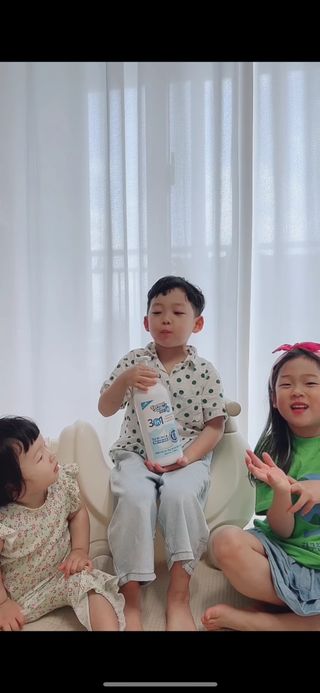포멀비 키즈 3in1 항균 핸드워시 폼 클린솝향 1000ml — 5점을 준 리뷰어가 2025년 8월 올린 사용 사진