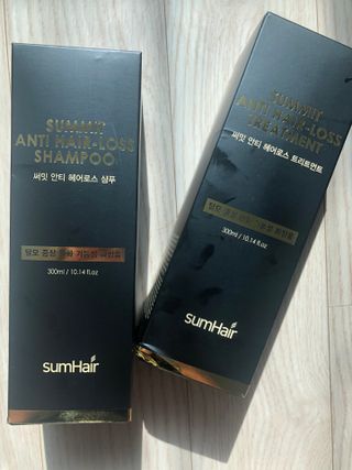 썸헤어 / SUMHAIR 썸헤어  써밋 안티 헤어로스 샴푸+트리트먼트 — 5점을 준 리뷰어가 2021년 5월 올린 사용 사진
