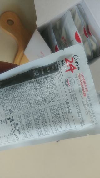 클린24시간 1BOX(5포) + 전용보틀(500ml) — 4점을 준 리뷰어가 2022년 9월 올린 사용 사진
