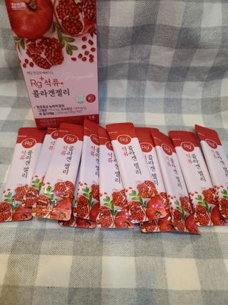 함초록 Rg+ 석류콜라겐젤리 — 5점을 준 리뷰어가 2021년 3월 올린 사용 사진