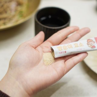 아이비웰니스 빵순이 식탁 위의 필수템! 빵순이 효소 키위맛 100포 + 석류맛 14포 (총 114포) — 5점을 준 리뷰어가 2022년 12월 올린 사용 사진