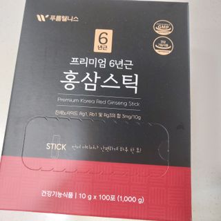 [푸름웰니스] 프리미엄 6년근 홍삼스틱 3mg x 100포 — 4점을 준 리뷰어가 2022년 3월 올린 사용 사진