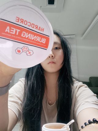 뉴트리션팩토리 하드코어버닝티 오리지널 — 4점을 준 리뷰어가 2021년 9월 올린 사용 사진