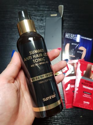 썸헤어 / SUMHAIR 썸헤어 써밋 안티 헤어로스 토닉 — 5점을 준 리뷰어가 2021년 5월 올린 사용 사진
