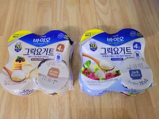 매일바이오 그릭요거트 오리지널 플레인 4개, 로스터리 커피믹스 4개 — 5점을 준 리뷰어가 2021년 12월 올린 사용 사진