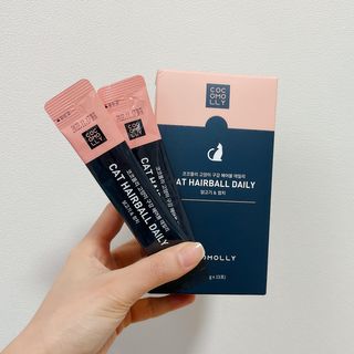 코코몰리 고양이 구강• 헤어볼 데일리 /신장• 요로 데일리 — 5점을 준 리뷰어가 2021년 1월 올린 사용 사진