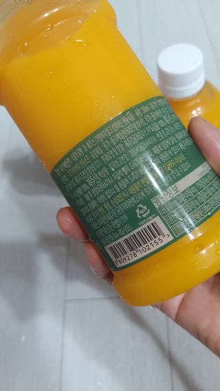 탐라원 제주의 맛, 몬딱주스 4종세트 - 한라봉몬딱주스, 천혜향몬딱주스, 청귤에이드, 당근몬딱주스 — 5점을 준 리뷰어가 2021년 7월 올린 사용 사진
