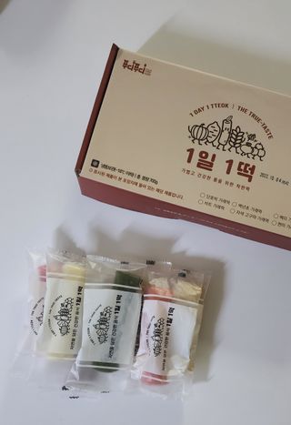 [푸디푸디] 1일1떡!  가래떡 낱개포장 아침식사 식사대용! 7종 세트 혼합 (1BOX=14개입) — 5점을 준 리뷰어가 2022년 4월 올린 사용 사진