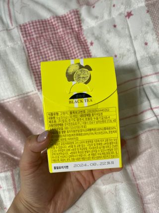 몽베스트 위드더 블랜딩 하우스 _레몬 블랙티 — 4점을 준 리뷰어가 2022년 12월 올린 사용 사진