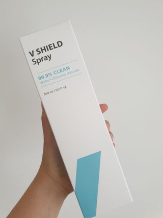 브이쉴드 살균 스프레이 300ml — 5점을 준 리뷰어가 2021년 7월 올린 사용 사진