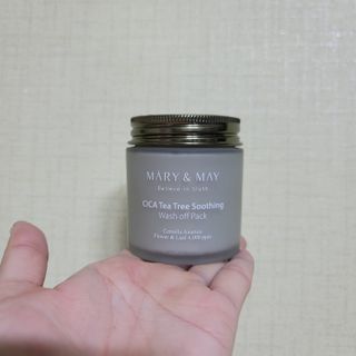 마리엔메이 시카 티트리 수딩 워시오프 마스크팩 125g — 5점을 준 리뷰어가 2022년 4월 올린 사용 사진