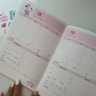 리훈 하밍이와 함께하는 숨은라인찾기 다이어트 플래너 — 5점을 준 리뷰어가 2021년 4월 올린 사용 사진