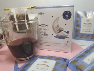 (주)쟈뎅 쟈뎅 클래스 핸드 드립 커피 10P 2종_디카페인 1종+랜덤 플레이버 1종 — 5점을 준 리뷰어가 2021년 4월 올린 사용 사진