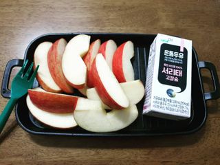 서울에프엔비 온통두유 서리태 고칼슘 190mL — 5점을 준 리뷰어가 2021년 11월 올린 사용 사진