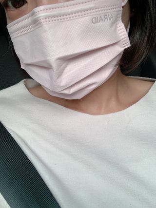 에어에이드 컬러 덴탈 마스크 — 5점을 준 리뷰어가 2021년 8월 올린 사용 사진