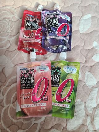 ORIHIRO 오리히로 곤약젤리 제로칼로리 130g 4종 4팩(맛별로 1팩씩) — 5점을 준 리뷰어가 2023년 1월 올린 사용 사진