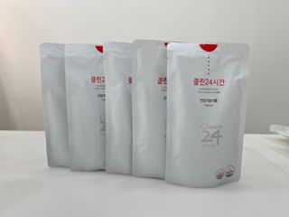 클린24시간 1BOX(5포) + 전용보틀(500ml) — 4.5점을 준 리뷰어가 2023년 6월 올린 사용 사진