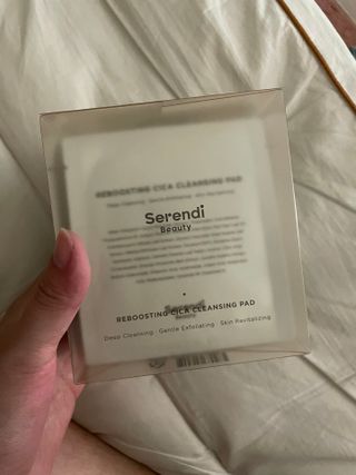 세렌디뷰티 리부스팅 시카 클렌징 패드 — 4.5점을 준 리뷰어가 2021년 7월 올린 사용 사진