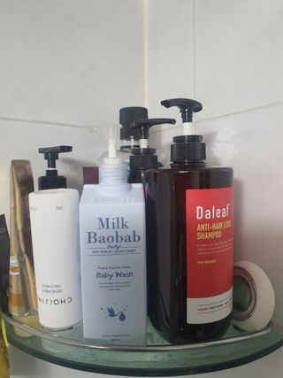 달리프 진저 베러 퍼퓸 탈모 완화 샴푸 1000ml 향 3종 — 5점을 준 리뷰어가 2021년 2월 올린 사용 사진