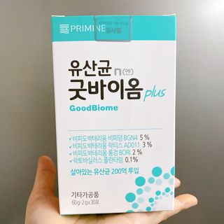 프리마인 유산균 국가지정연구소 선정, 살아있는 생유산균 200억 마리의 힘. 유산균n굿바이옴플러스 — 5점을 준 리뷰어가 2021년 9월 올린 사용 사진