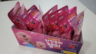 [팔도] 잔망루피젤리 믹스베리맛 42g 8개 — 4점을 준 리뷰어가 2022년 3월 올린 사용 사진