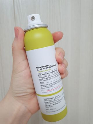 달리프 클로렐라 베러 루트 쿨링 스프레이 100ml — 5점을 준 리뷰어가 2021년 3월 올린 사용 사진