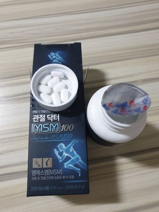체인미 관절 및 연골건강에 도움을 줄수있는 관절닥터 MSM100 — 5점을 준 리뷰어가 2021년 11월 올린 사용 사진