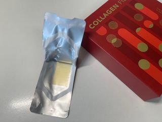 프리마인 귀족의 콜라겐, 92배 흡수율. 럭셔리 프리미엄 셀라브 콜라겐필름 30매 — 5점을 준 리뷰어가 2021년 10월 올린 사용 사진