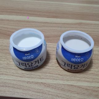 매일바이오 그릭요거트 오리지널 플레인 4개, 로스터리 커피믹스 4개 — 2점을 준 리뷰어가 2021년 12월 올린 사용 사진
