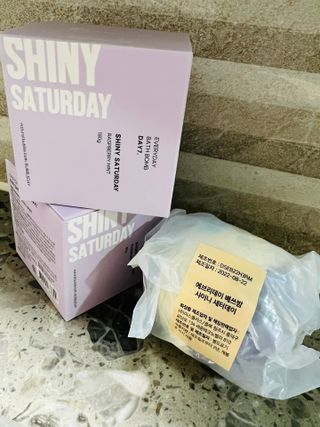 소담스퀘어 상암 Evreryday Bath Bomb Day7(에브리데이 배쓰밤 데이7) / 7종 중 2종 랜덤발송 — 5점을 준 리뷰어가 2022년 11월 올린 사용 사진