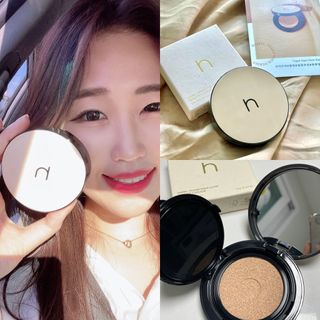 하멜 비건 아쿠아 글로우 제로핏 쿠션 — 4.5점을 준 리뷰어가 2022년 9월 올린 사용 사진
