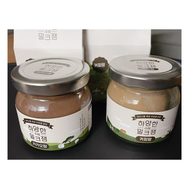 제주 성이시돌목장 하양한 수제밀크잼 신상품 2종 리뷰 사진
