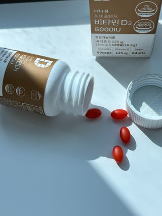 (NEW)다나음 하이포텐시 비타민D3 5000IU(60정/2개월분) — 5점을 준 리뷰어가 2023년 11월 올린 사용 사진