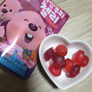 [팔도] 잔망루피젤리 믹스베리맛 42g 8개 — 5점을 준 리뷰어가 2022년 3월 올린 사용 사진
